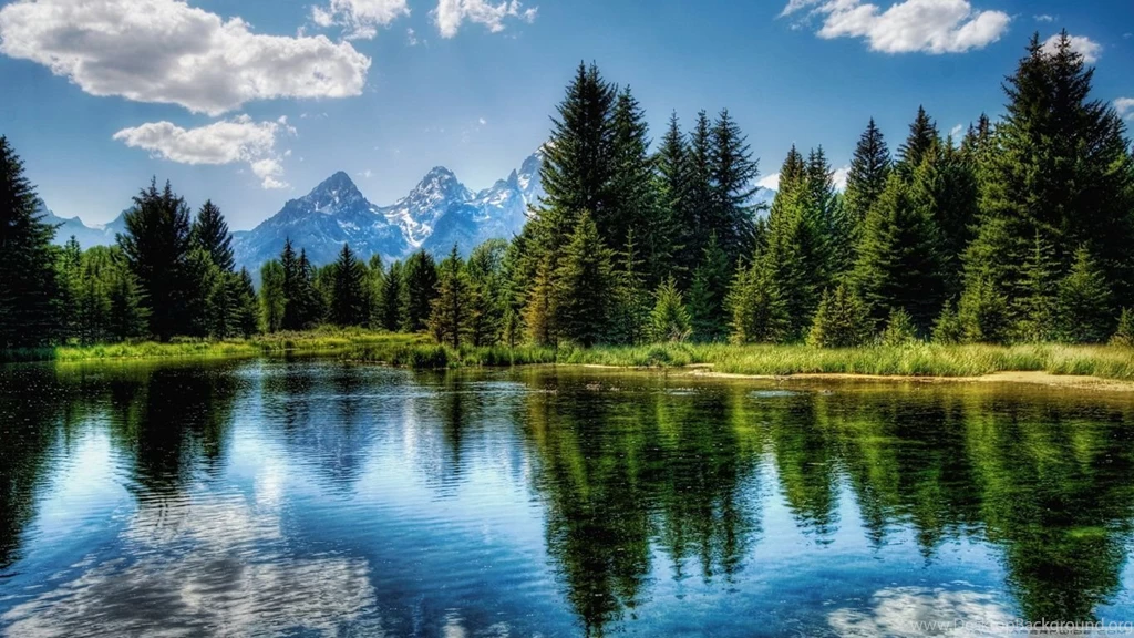 Mountain Lake HD Desktop Wallpapers : Widescreen : High Definition ...