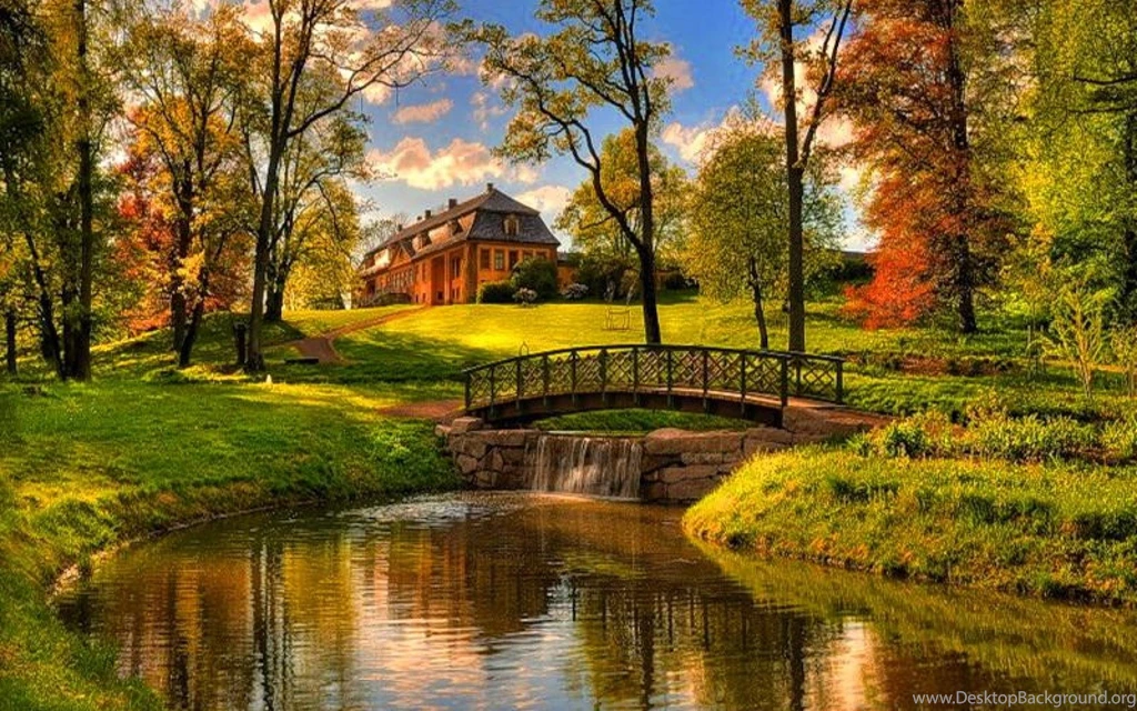 AUTUMN LANDSCAPE WALLPAPER (
