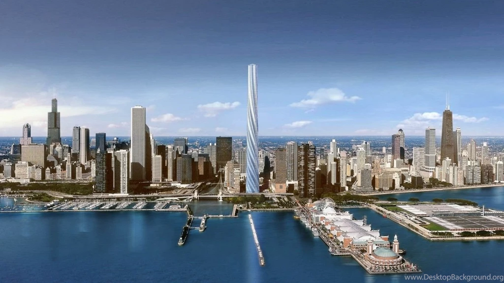 Chicago Skyline City View High Definition Wallpapers Wallpapers At ...
