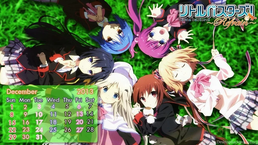 Little Busters! December 2013 Calendar Wallpapers By TrueLoLyeah On ...