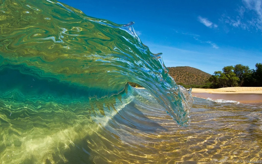 Desktop Backgrounds Beach Waves Wallpaper.