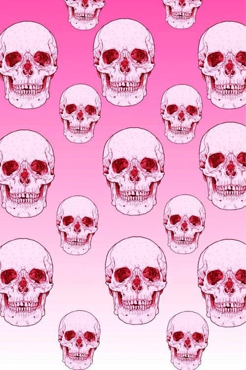 Background Pink Teen Girly Skull Wallpapers Image Desktop