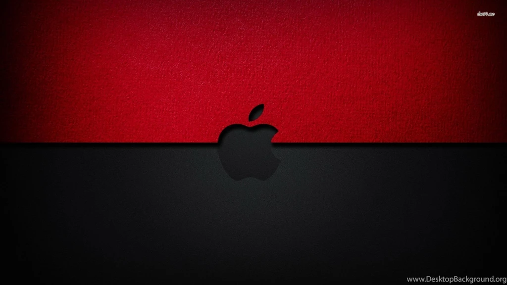 Dark Apple On Black And Red Texture Wallpapers Computer ...