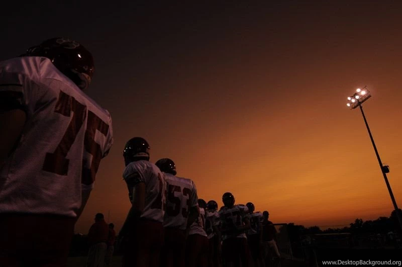 Beautiful Orange Sky And Oh Yeah High School Football
