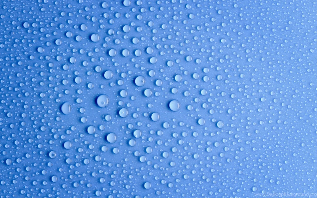 Blue Water Drops Wallpapers