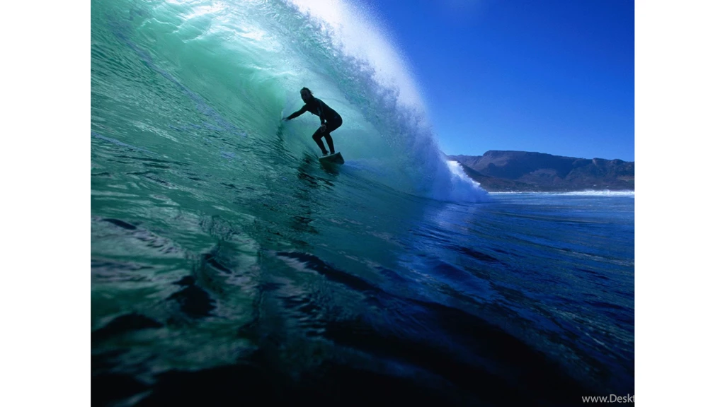 Surfing 4K Cape Town, South Africa Wallpapers