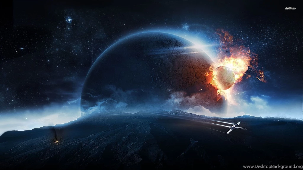 Planets Colliding Wallpapers Hd (page 4) Pics About Space