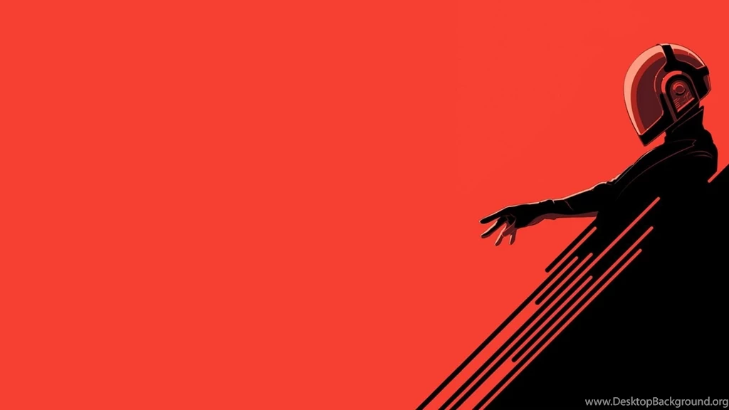 Minimalistic Music Daft Punk Simple Backgrounds Wallpapers