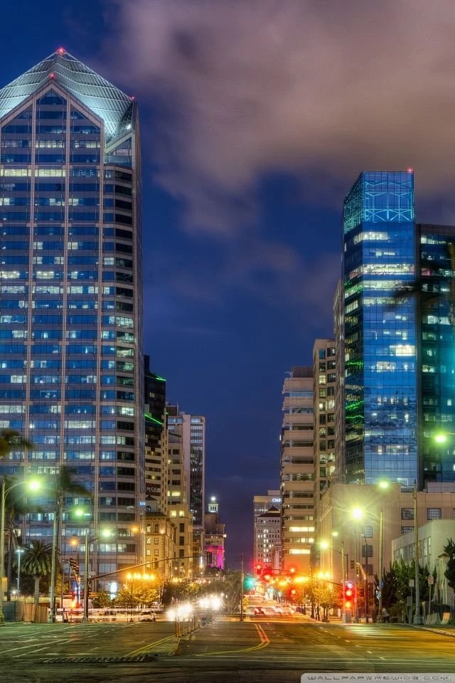 Broadway, San Diego HD Desktop Wallpapers : Widescreen : High ...