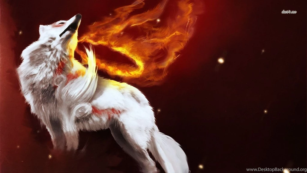Wolf On Fire Wallpapers Fantasy Wallpapers
