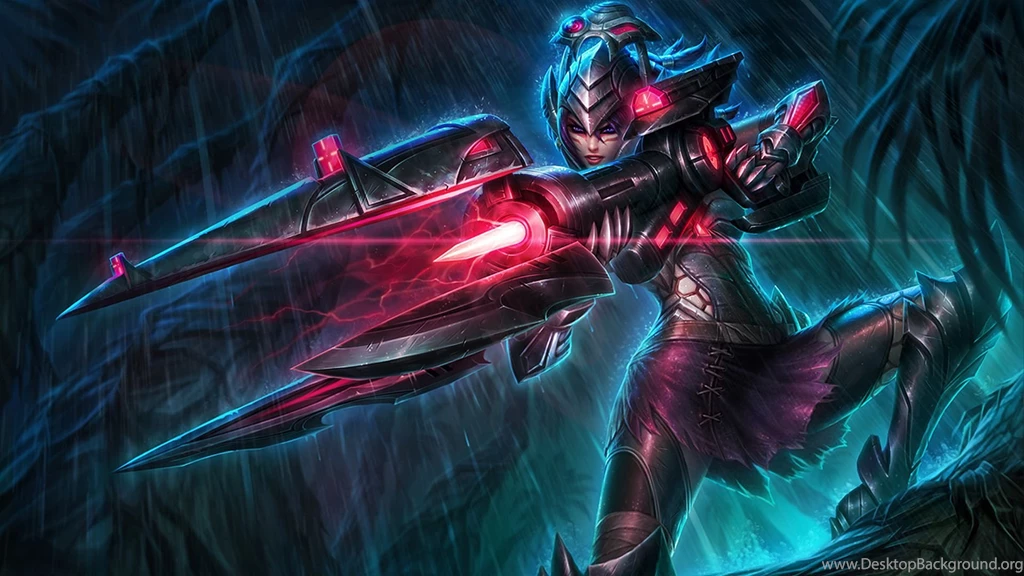 Headhunter Caitlyn League Of Legends Skin Splash Art Girl...