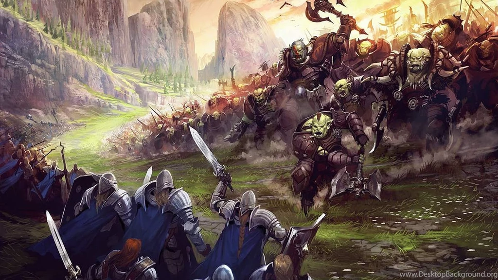 Gallery For Fantasy Battle Wallpapers And Backgrounds