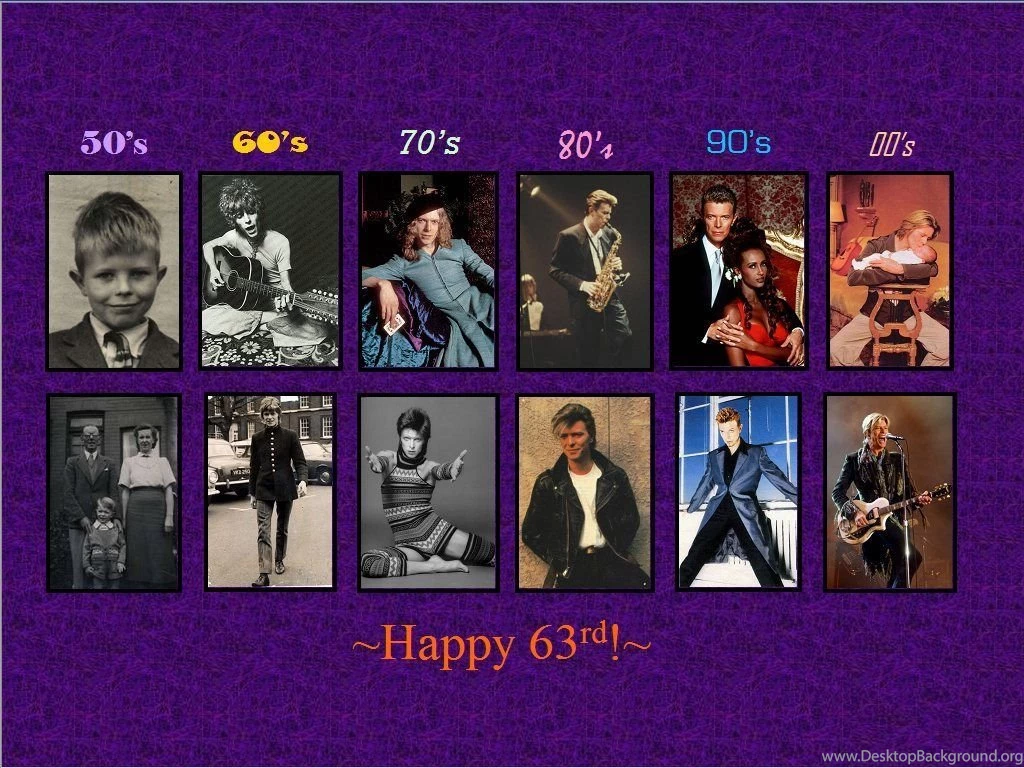63rd B'day David Bowie Wallpapers (35501336) Fanpop