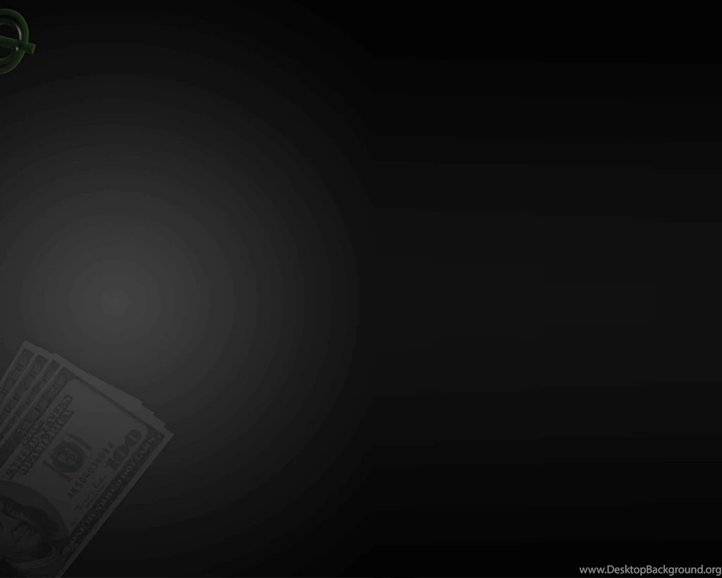 Free Money On Black Abstract Template Backgrounds For PowerPoint ...