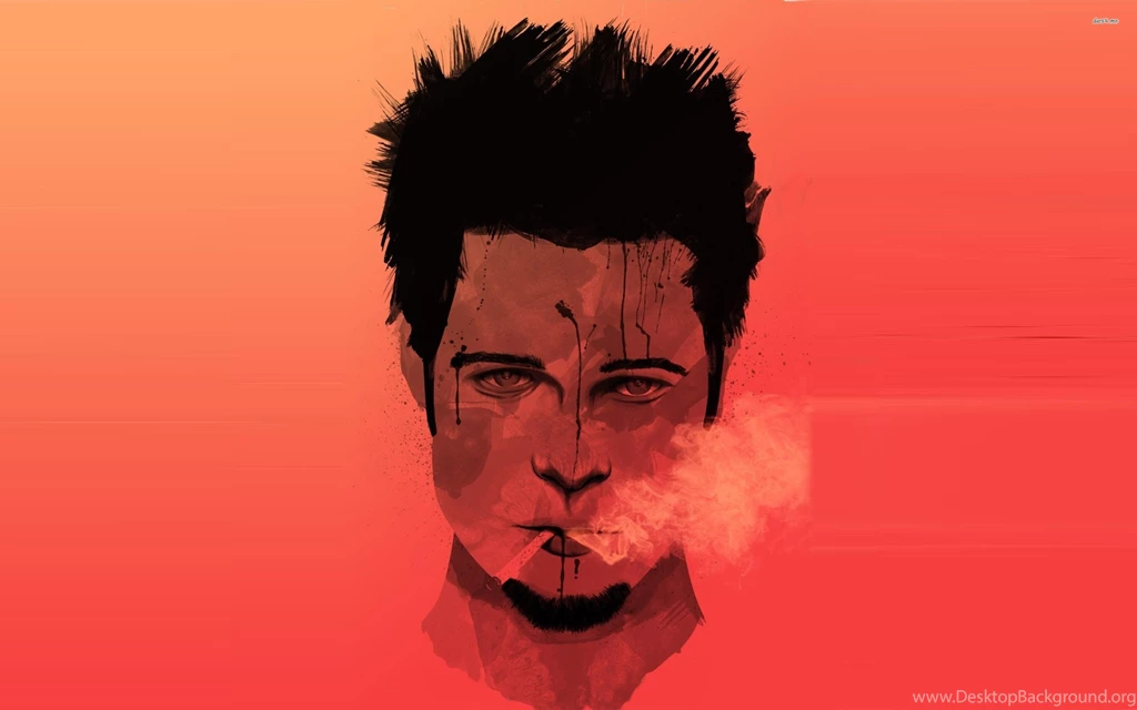 Tyler Durden, Brad Pitt, Fight Club, Vector, 2880x1800 HD ...