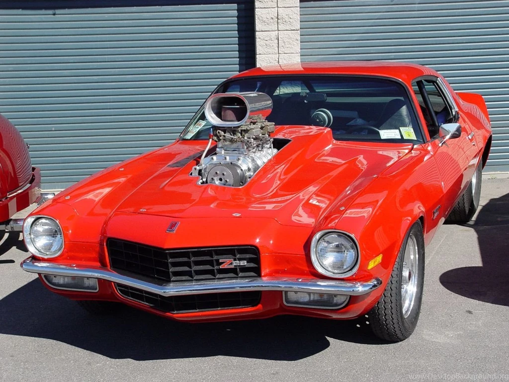 1972 Chevrolet Camaro Z/28 Red Blower Front Angle 1280x960 ...