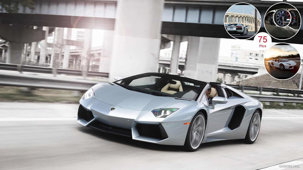 2014 Lamborghini Aventador LP 700 4 Roadster Front