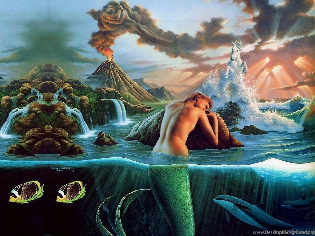 Beautiful Mermaids 17 Desktop Backgrounds Hivewallpaper.com