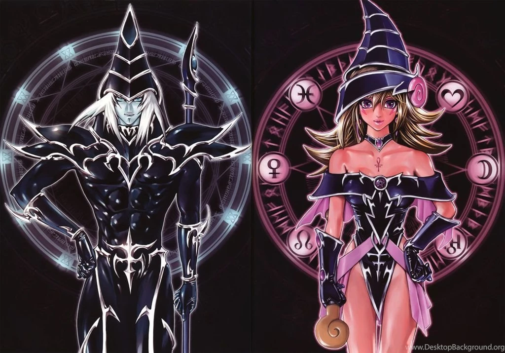 Dark Magician And Dark Magician Girl Artwork By Toailuong On ...