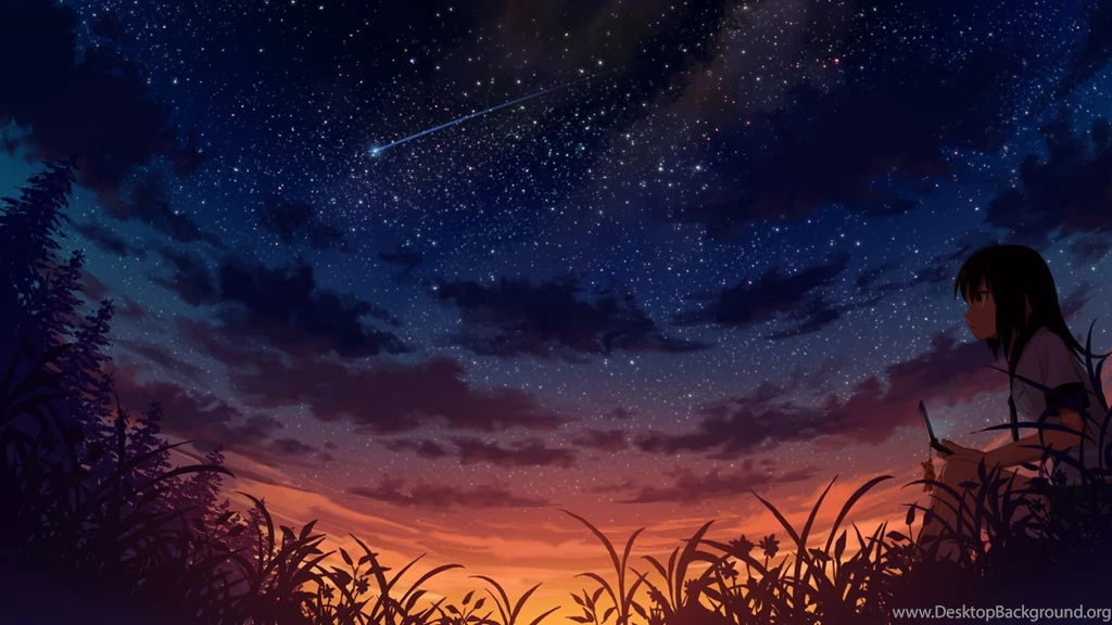 Sunset Stars Wallpaper.