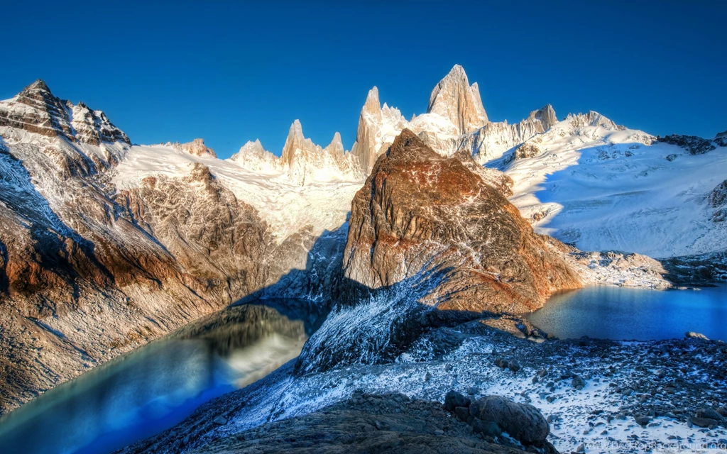 Download Mountain Lakes HDR Wallpapers Wallpapers Widest