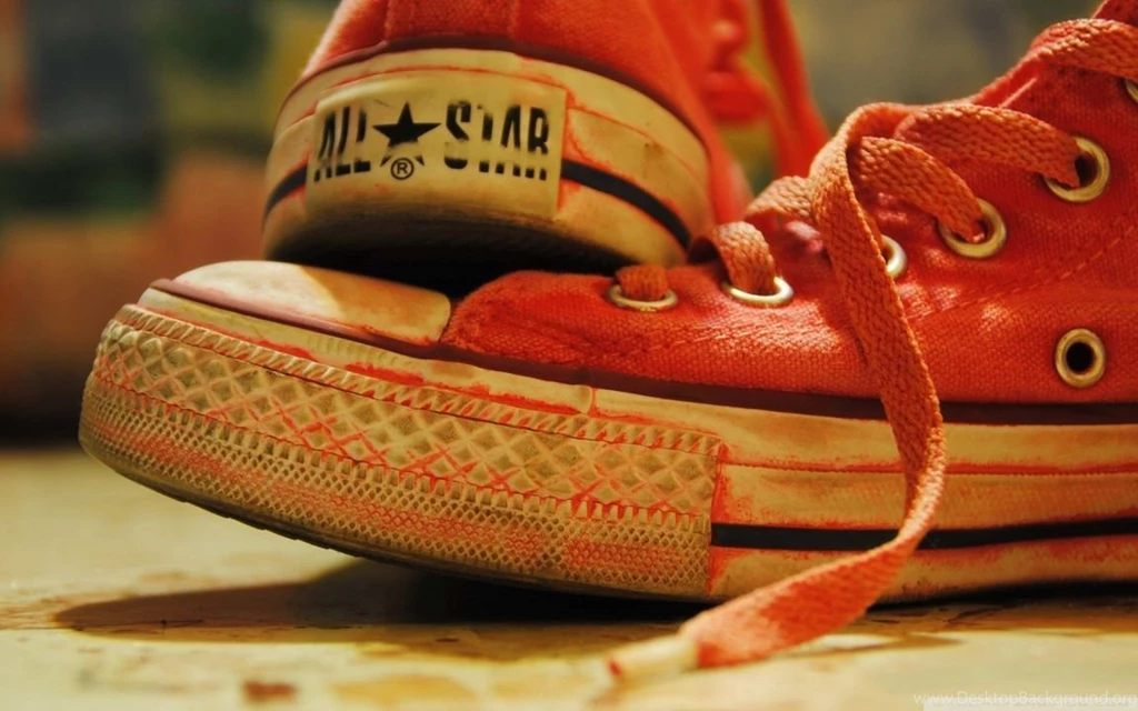 Converse Red Sneakers HD Desktop Wallpapers : High Definition ...