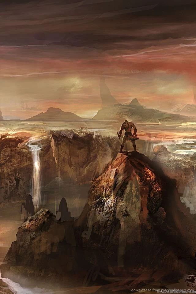 Download God Of War Underworld Artwork Wallpapers For iPhone 4