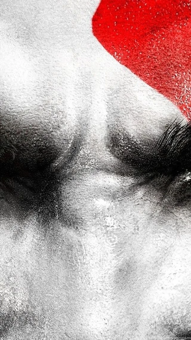Kratos Close Up iPhone 5 Wallpapers