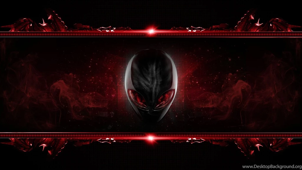 Alienware Liquid Red Techno Wallpapers Wallshub Desktop Background