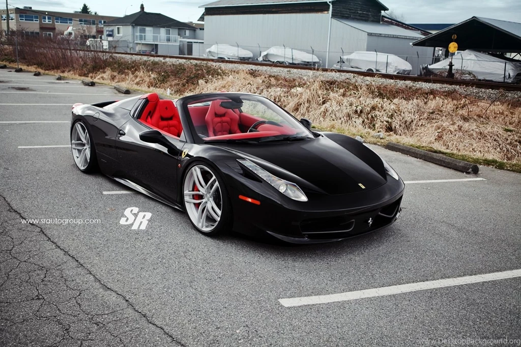 Ferrari 458 Spider Black Wallpapers Image