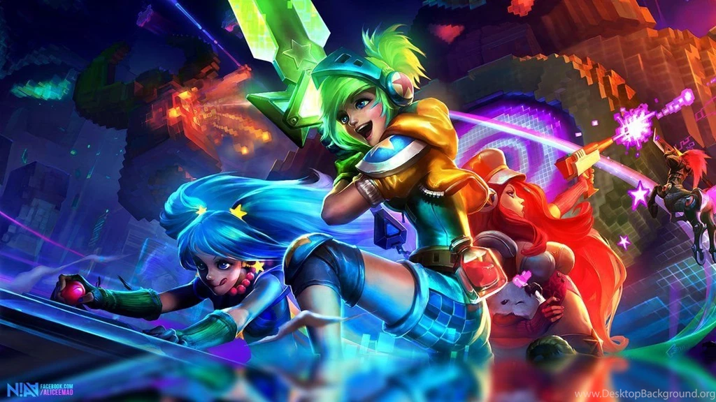 League Of Legends Arcade Wallpapers 1920x1080 By Keniaaaa On ...