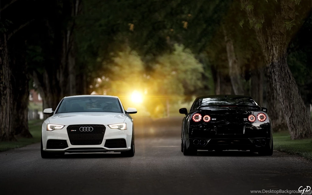 2880x1800px Audi RS5 And Nissan Gtr Wallpapers