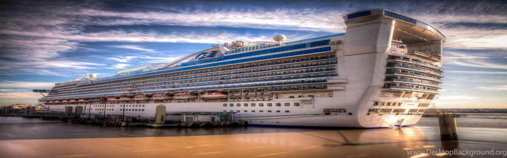 Download Caribbean Princess Liner HD Wallpapers In 3840x1200 ...