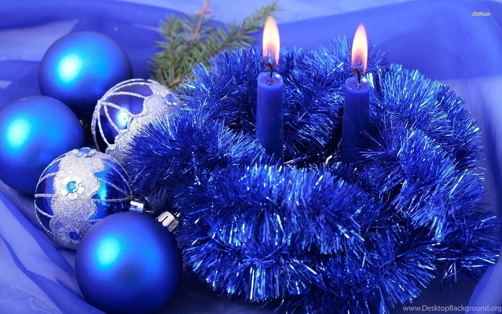 Blue Christmas Decorations Wallpapers Holiday Wallpapers