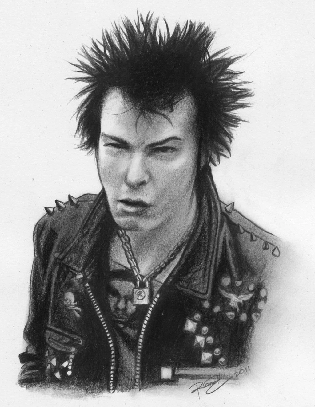 Sid Vicious Sketch By RenEscar On DeviantArt