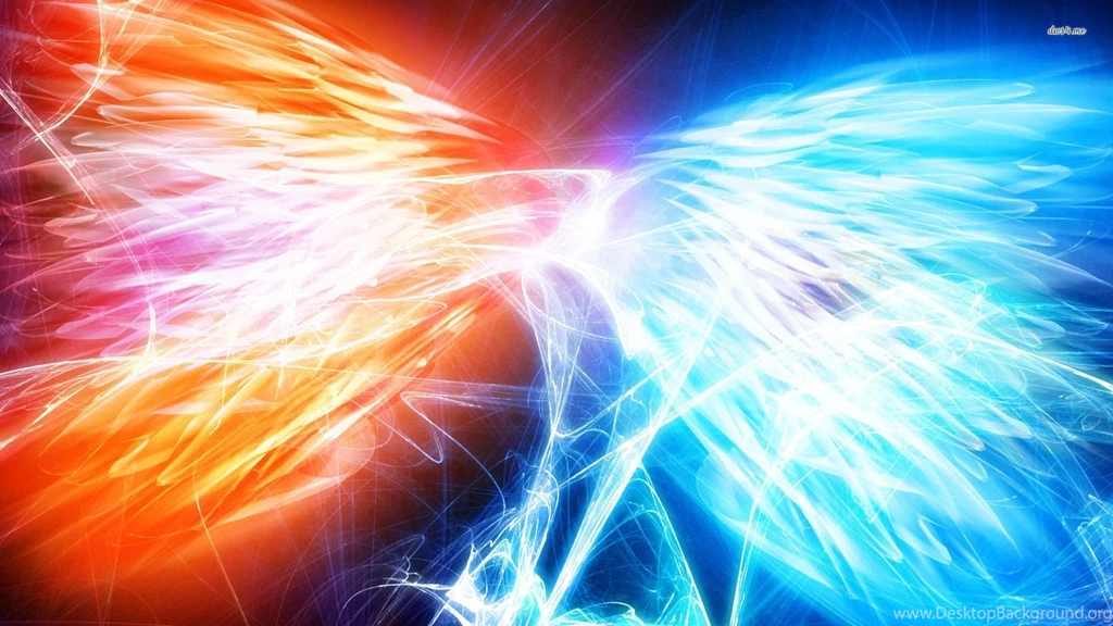 Fire Vs. Water Wallpapers Abstract Wallpapers