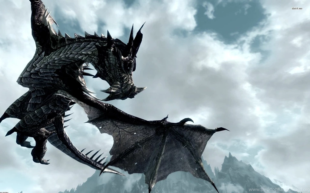 Skyrim Dragon Wallpapers High Quality Resolution Desktop Background