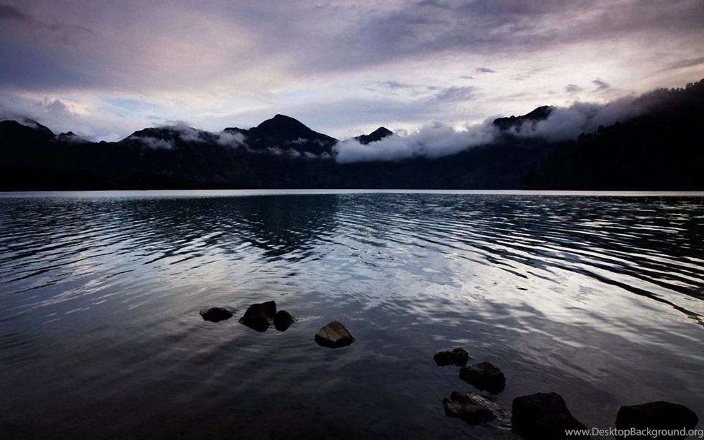 Rinjani Crater Lake 1440x900 Wallpapers,Gunung Rinjani 1440x900 ...