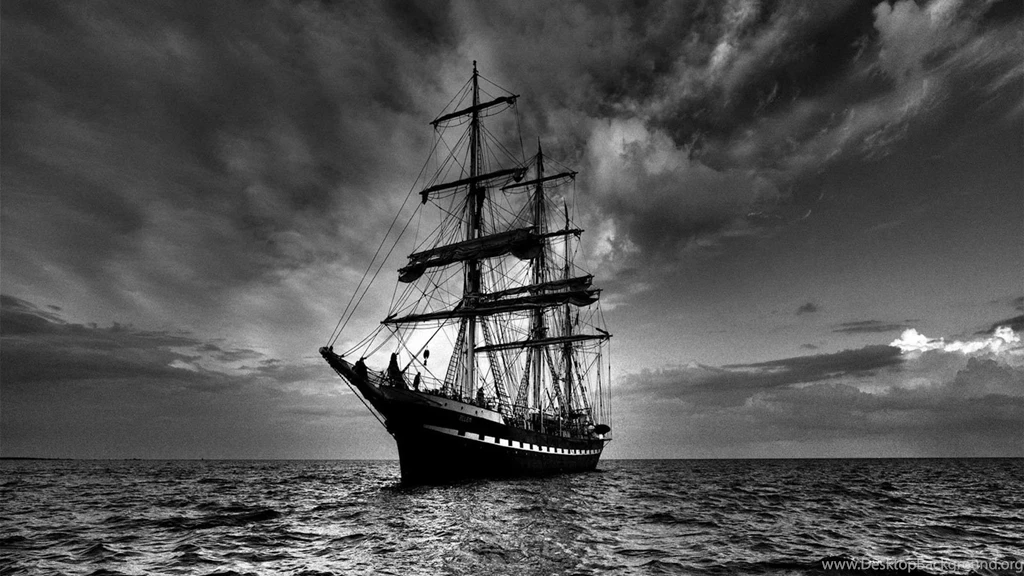 Back, Original, Paper, Ship, Sailing, Wallpaper, Vehicles (