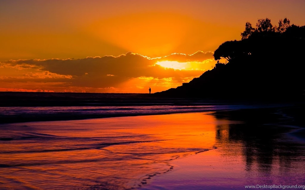 Free Beach Screensavers And Wallpapers Sunset Beach Photos Of ...