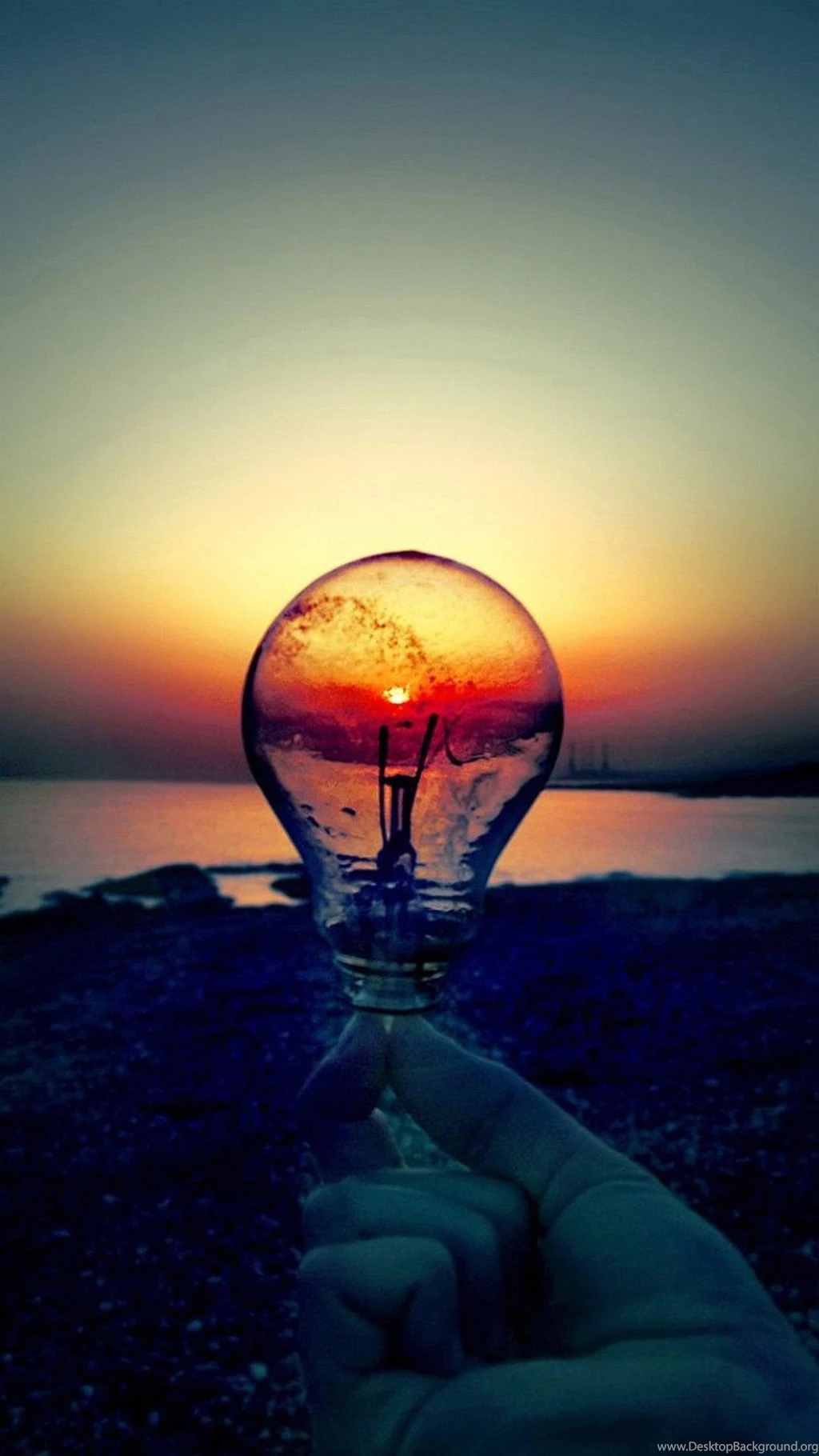 Wallpapers Iphone 6 Plus Sunset And Lamp 5 5 Inches 1080 X 1920 ...