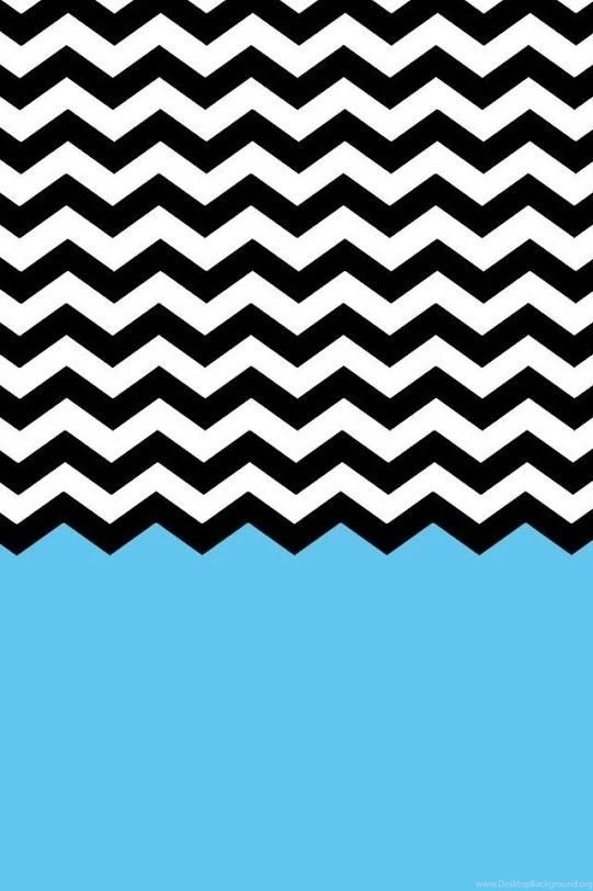 Blue Black White Chevron Stripes