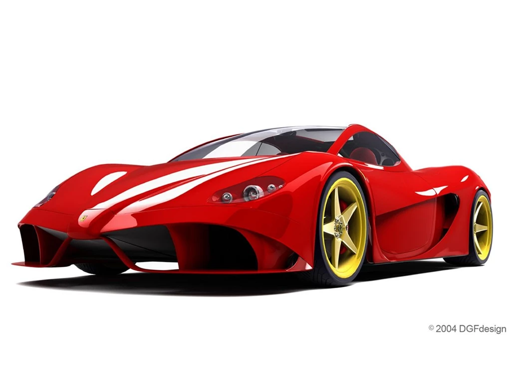 Ferrari Aurea Berlinetta By DGF Design Red Front Angle ...