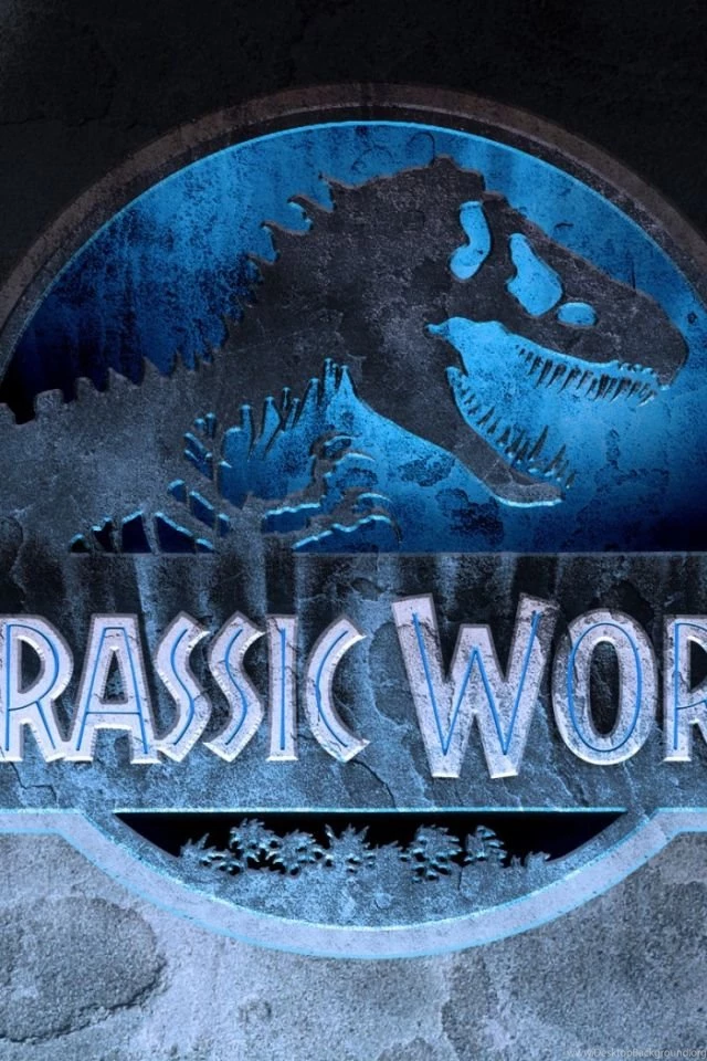 Download Wallpapers 640x960 Jurassic World, 2015, Logo iPhone 4S, 4 ...