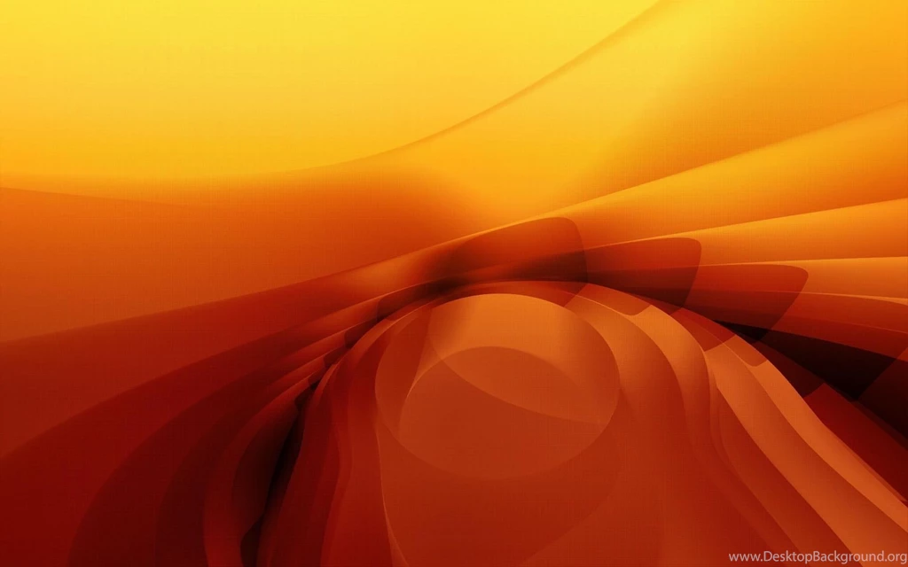 Abstract Yellow And Burnt Orange (