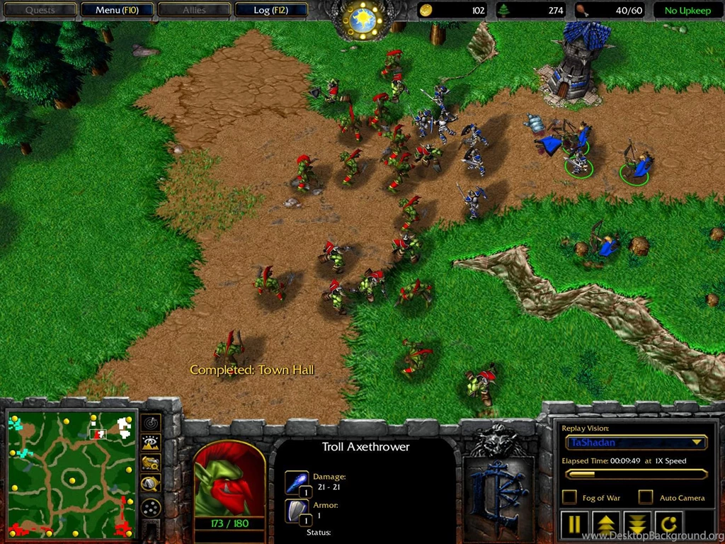 AI Orcs Attacking Part 2 Image Warcraft 2.5 Mod For Warcraft III ...