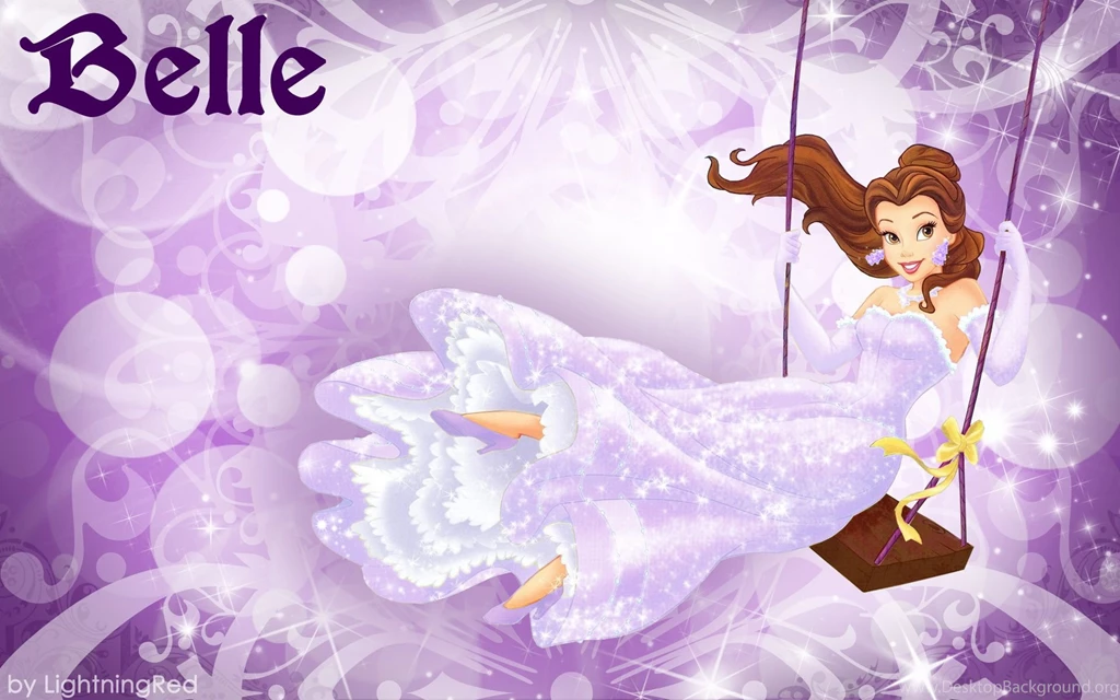 Disney Princess Belle, Purple, 1920x1200 HD Wallpapers And FREE ...
