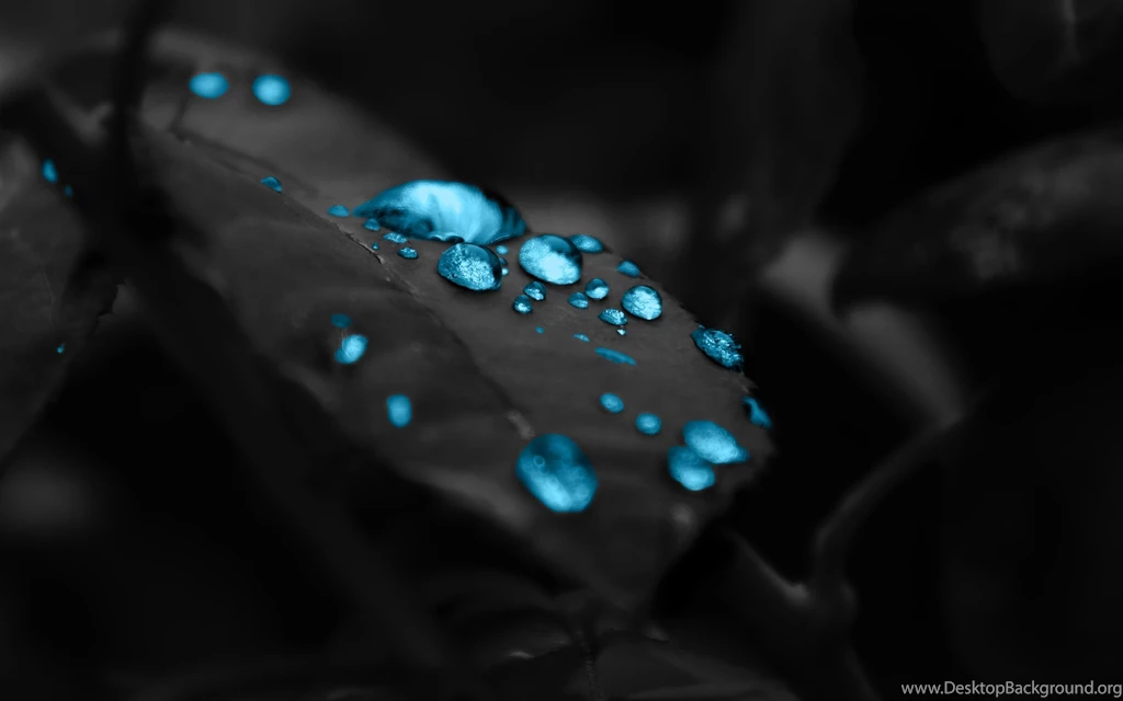 2560x1600px Blue Water Drops Wallpapers In Hd
