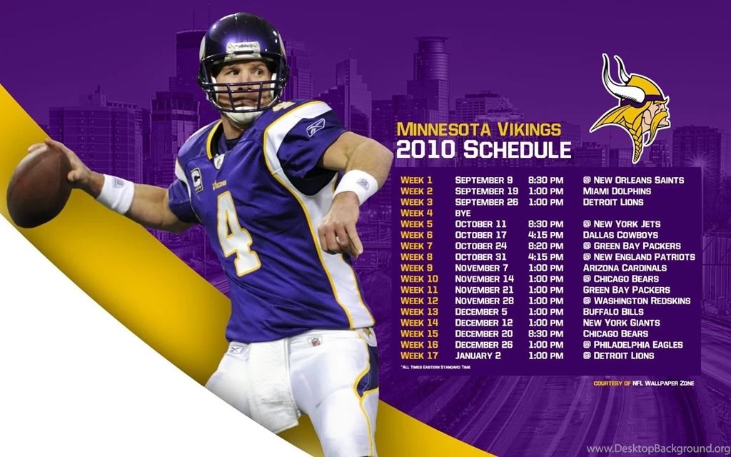 NFL Wallpapers Zone: 2010 Minnesota Vikings Schedule Wallpapers ...