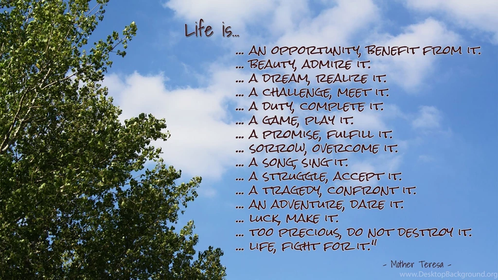 Wallpapers Quotes About Life. QuotesGram